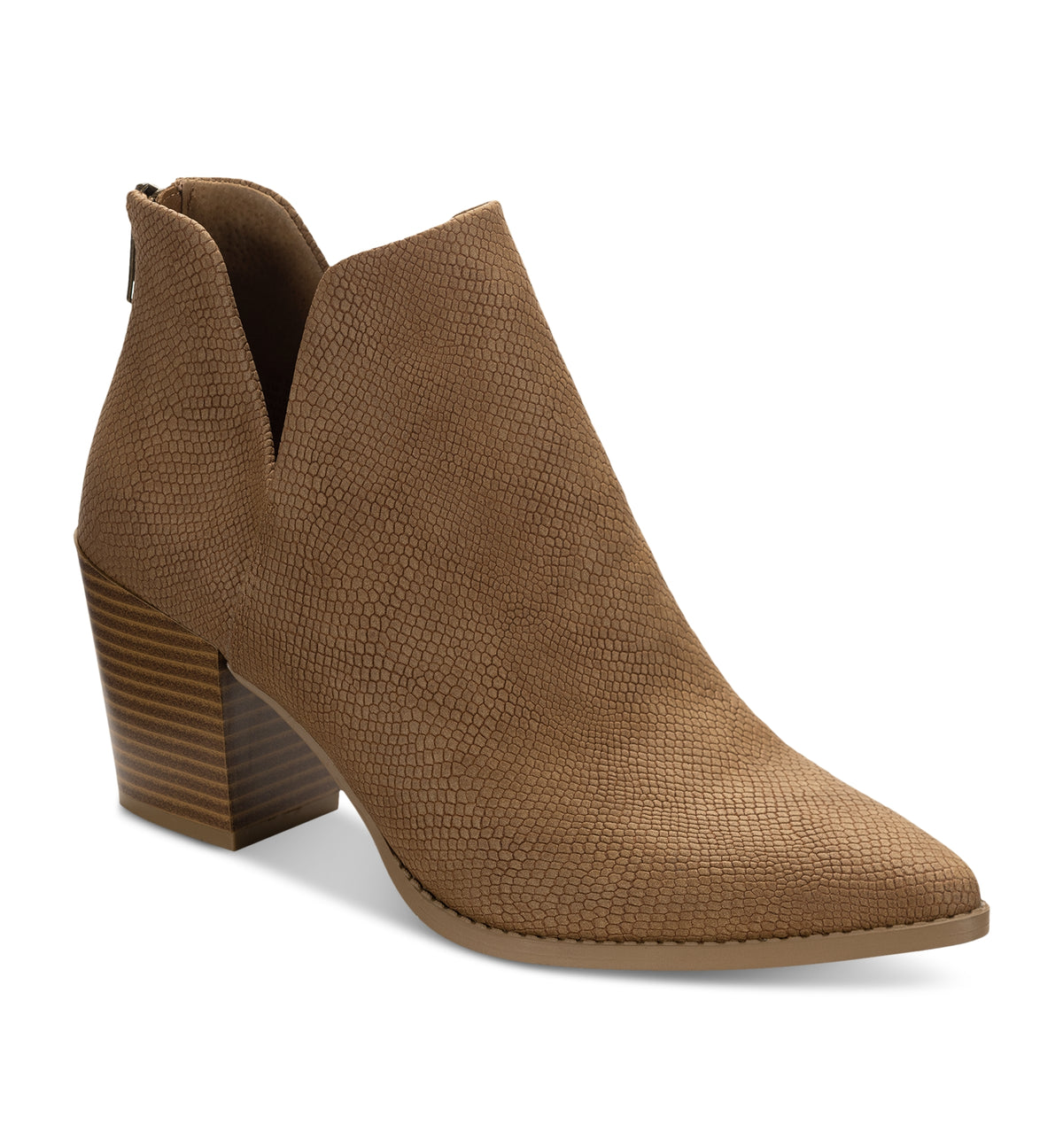 Women's Elizaa Notched Pointed Toe Dress Booties