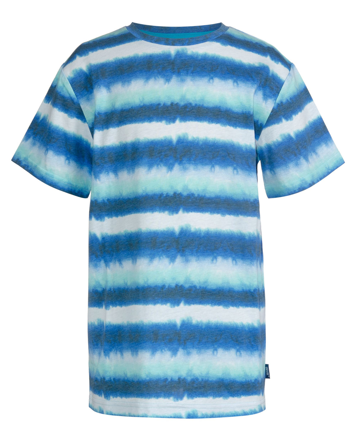 Univibe Big Boys Short Sleeve Oxman Striped Crew T-Shirt
