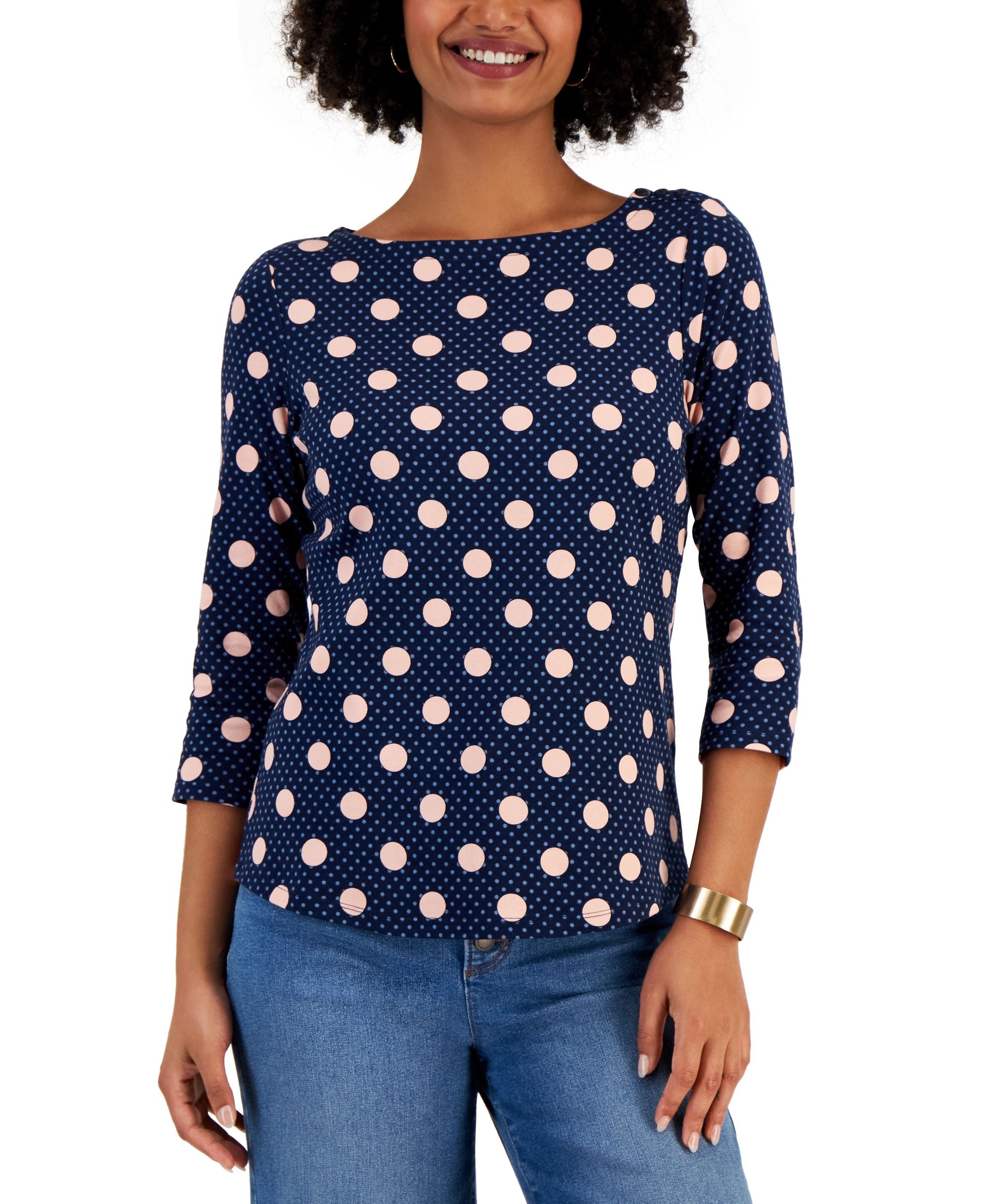 Petite Printed Top