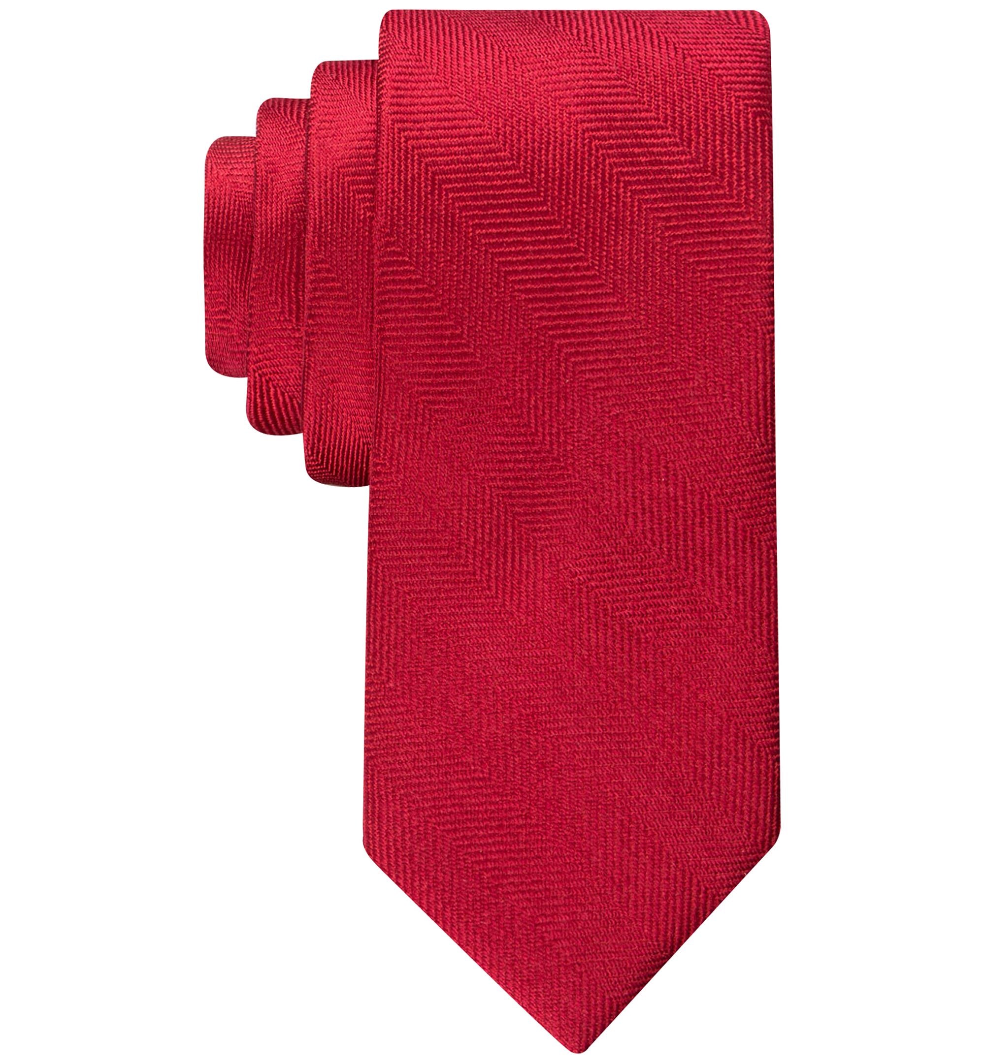 Men's Herringbone Solid Tie