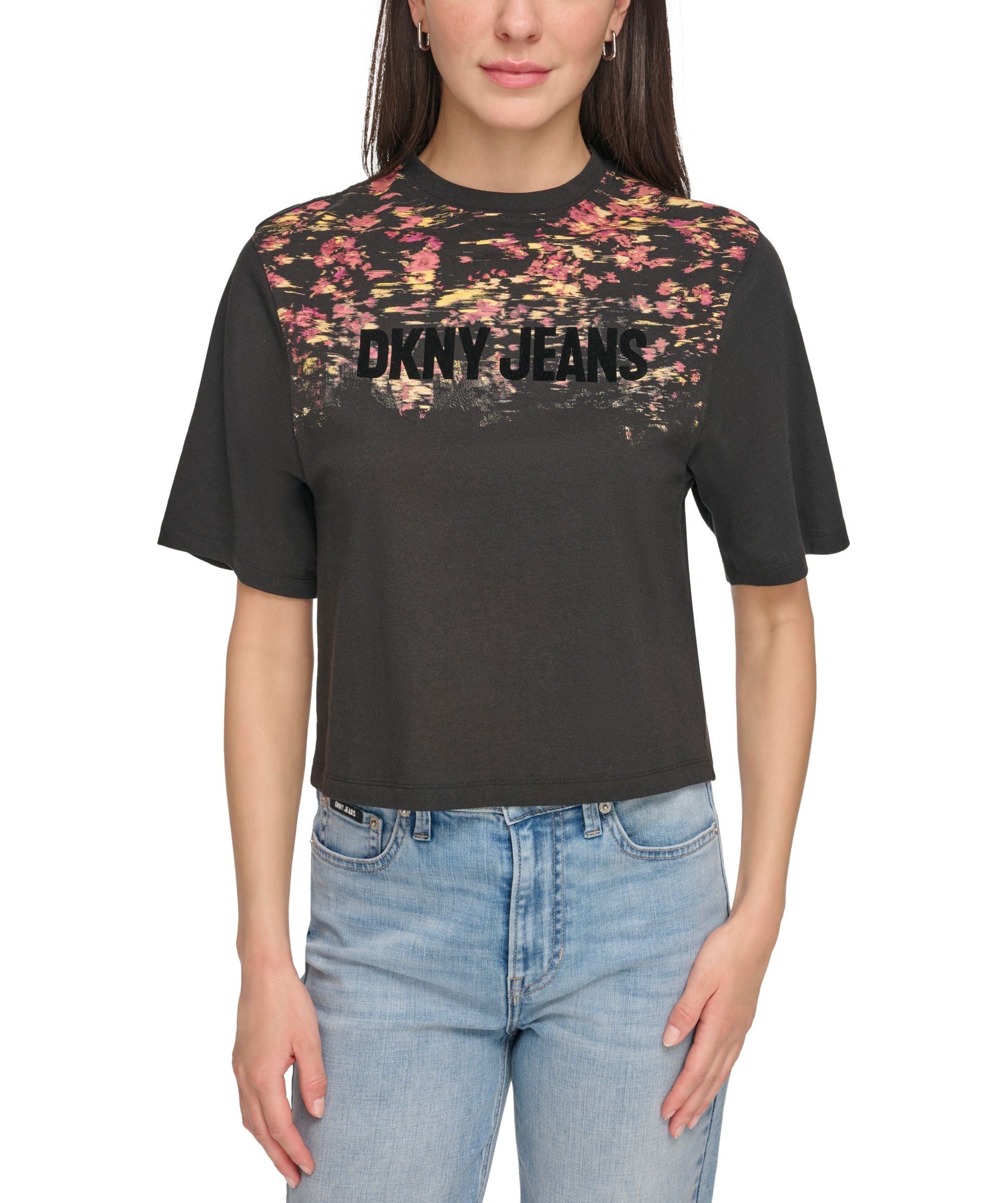 Women's Short-Sleeve Printed Logo T-Shirt