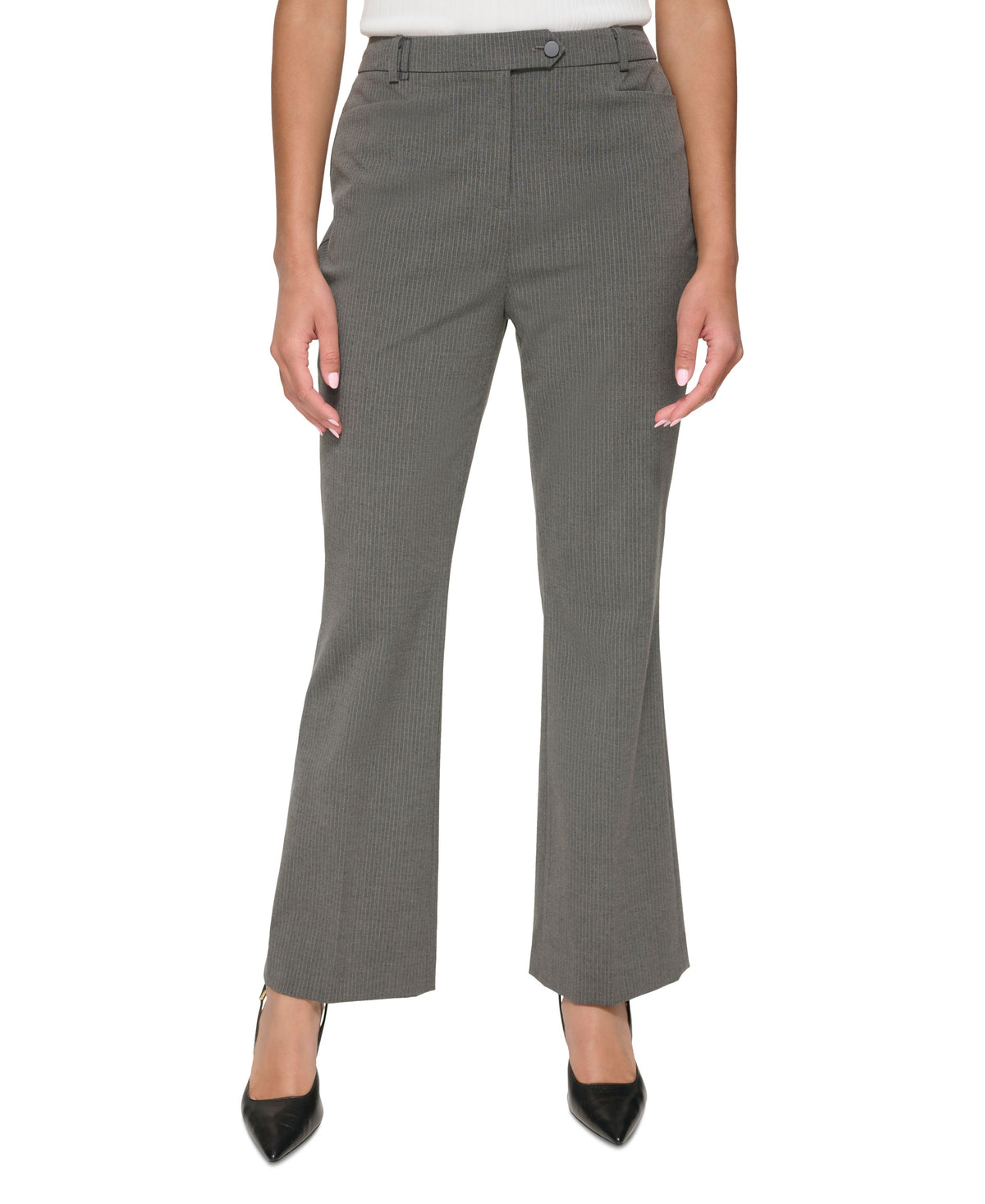 Women's Pinstriped Modern Pants