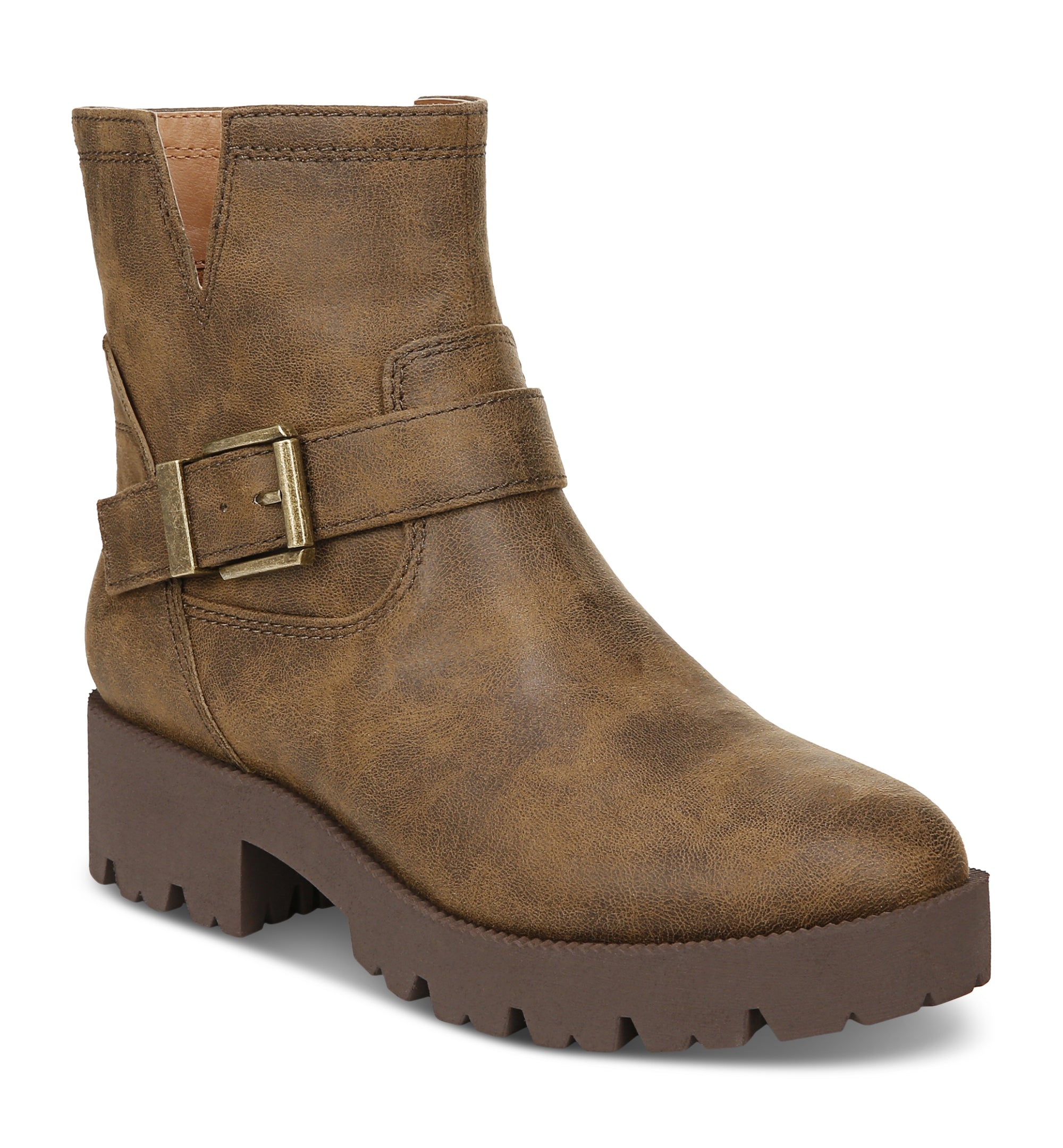 Women's Miller Buckled Cutout Lug Sole Booties