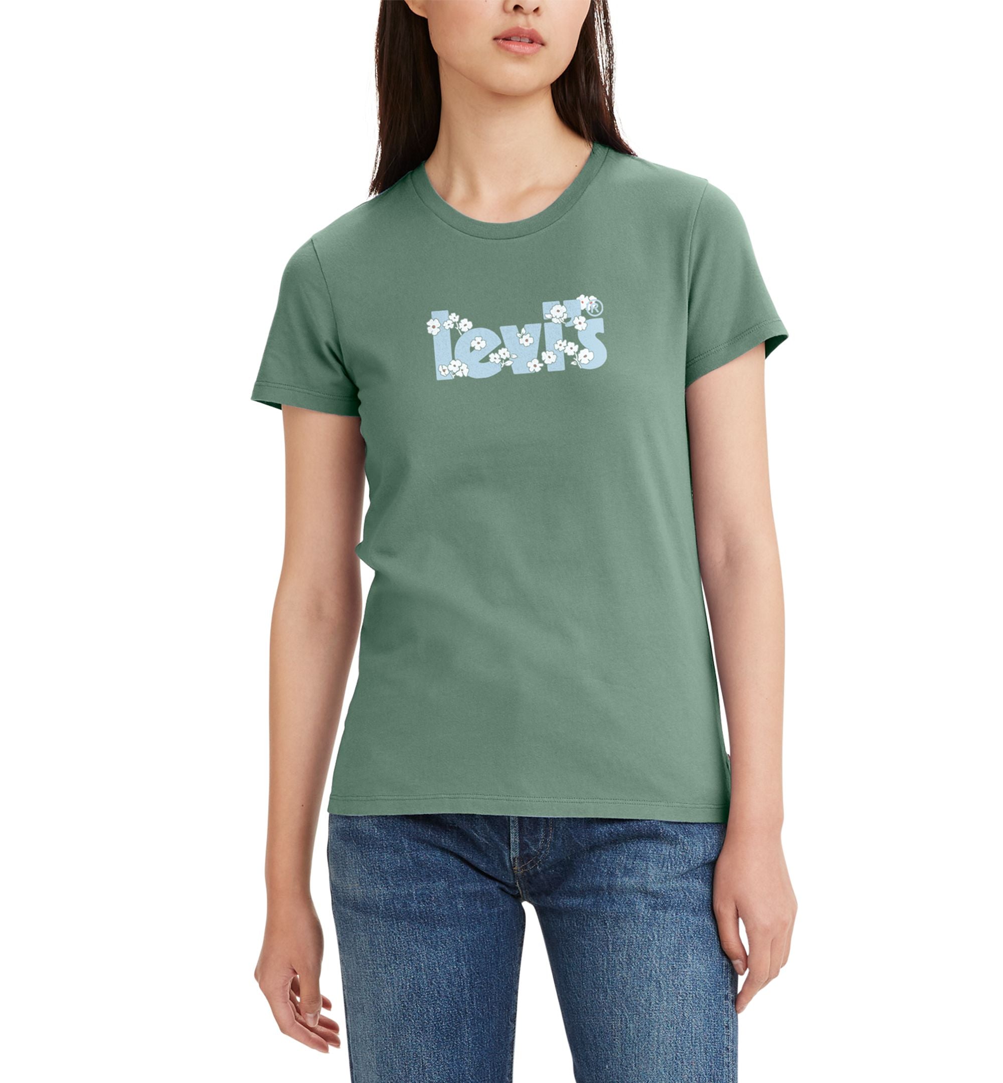 Women's Perfect Graphic Logo Cotton T-shirt