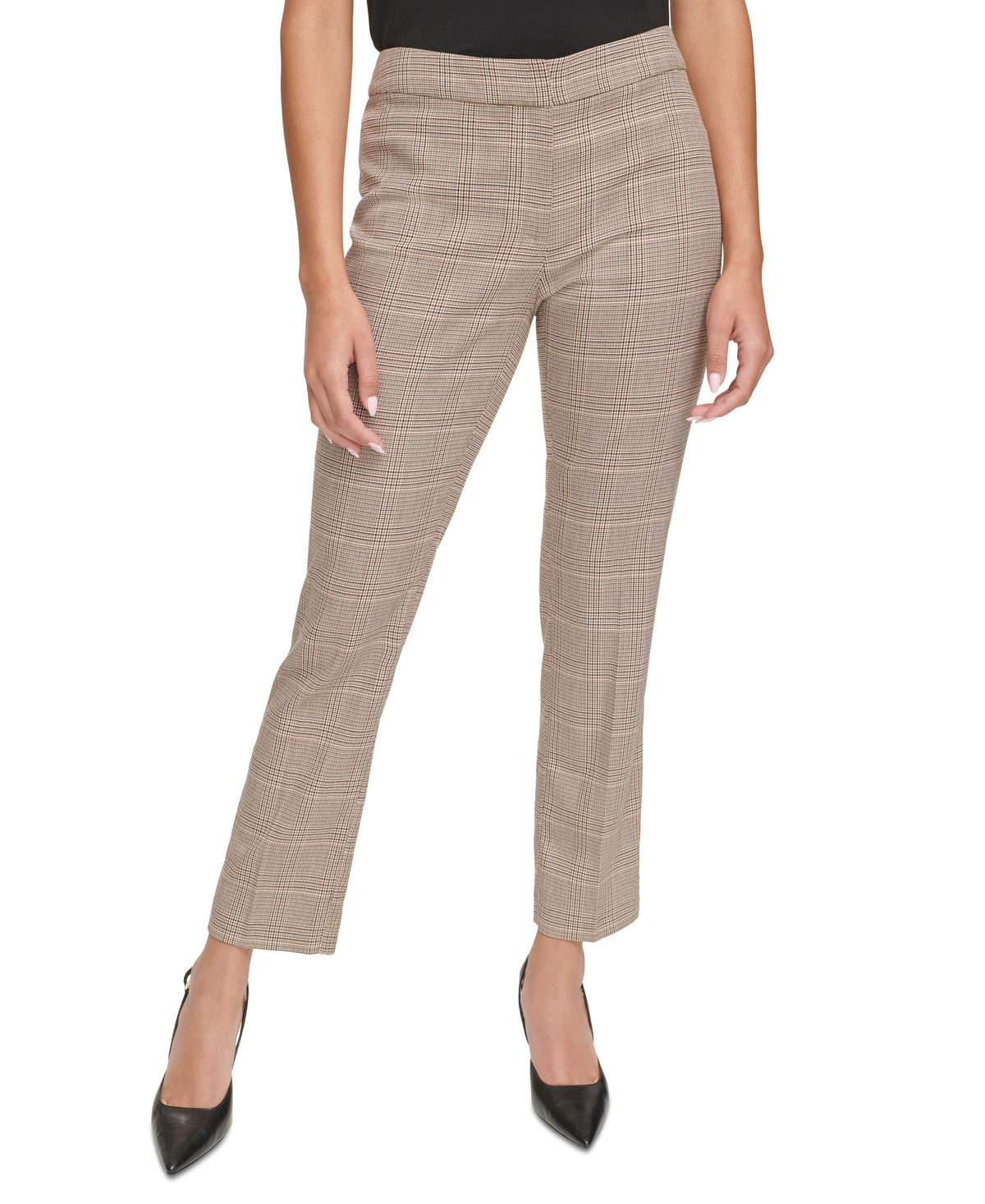Women's Mid-Rise Slim-Fit Ankle Pants