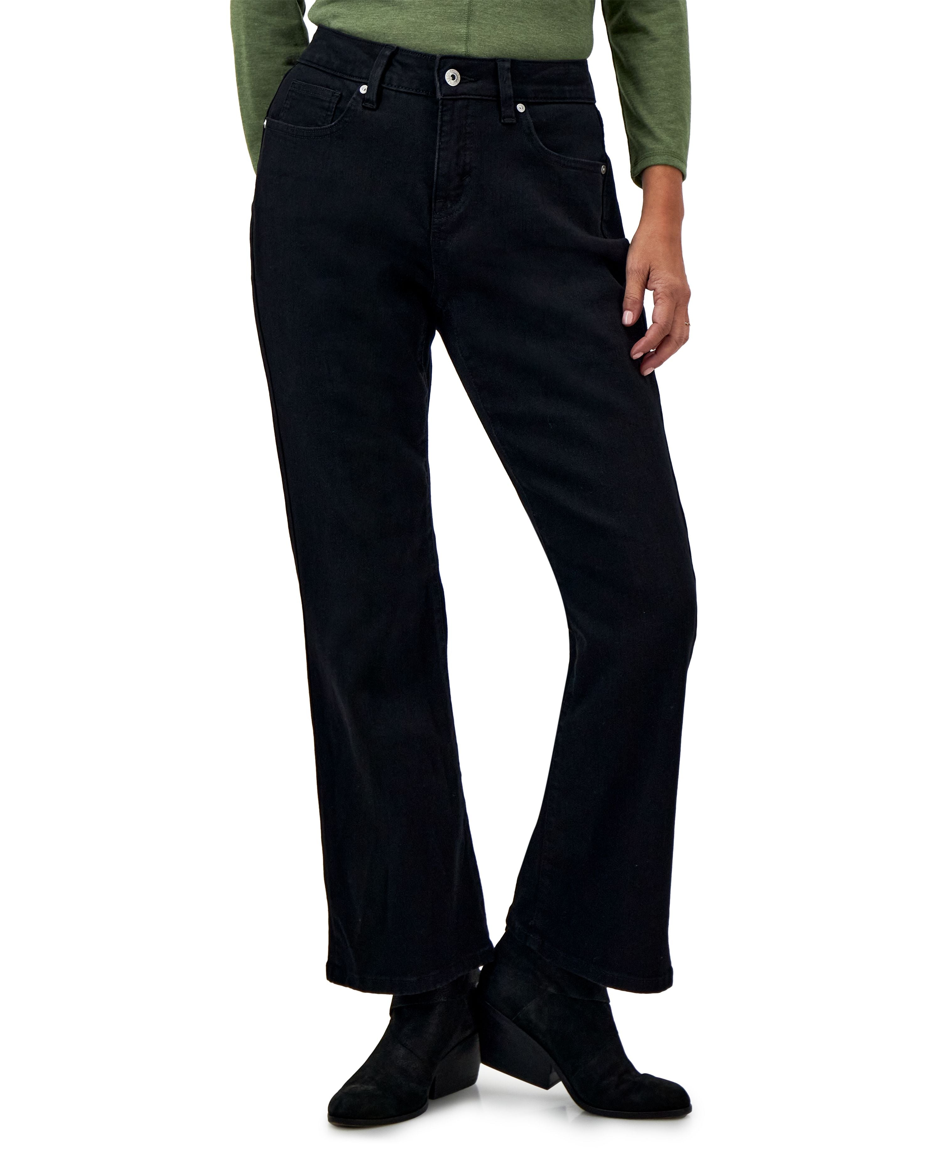 Petite Mid-Rise Bootcut Jeans