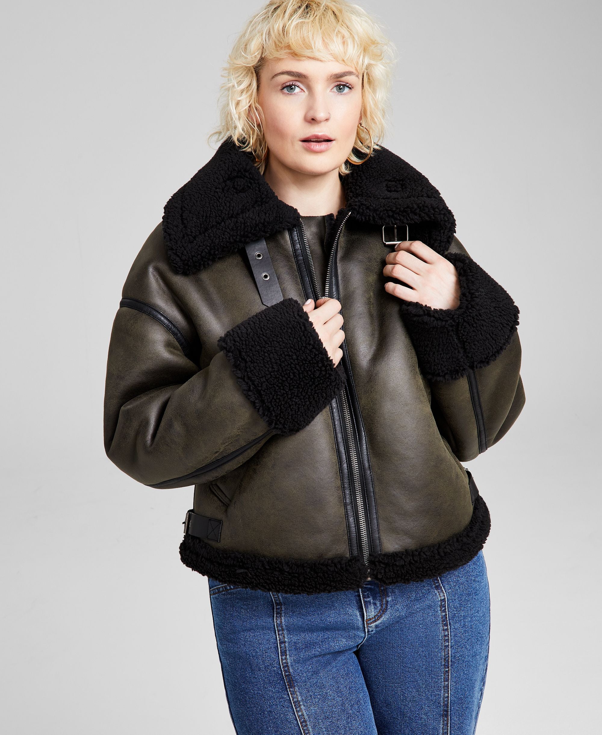 Women's Faux-Shearling Jacket
