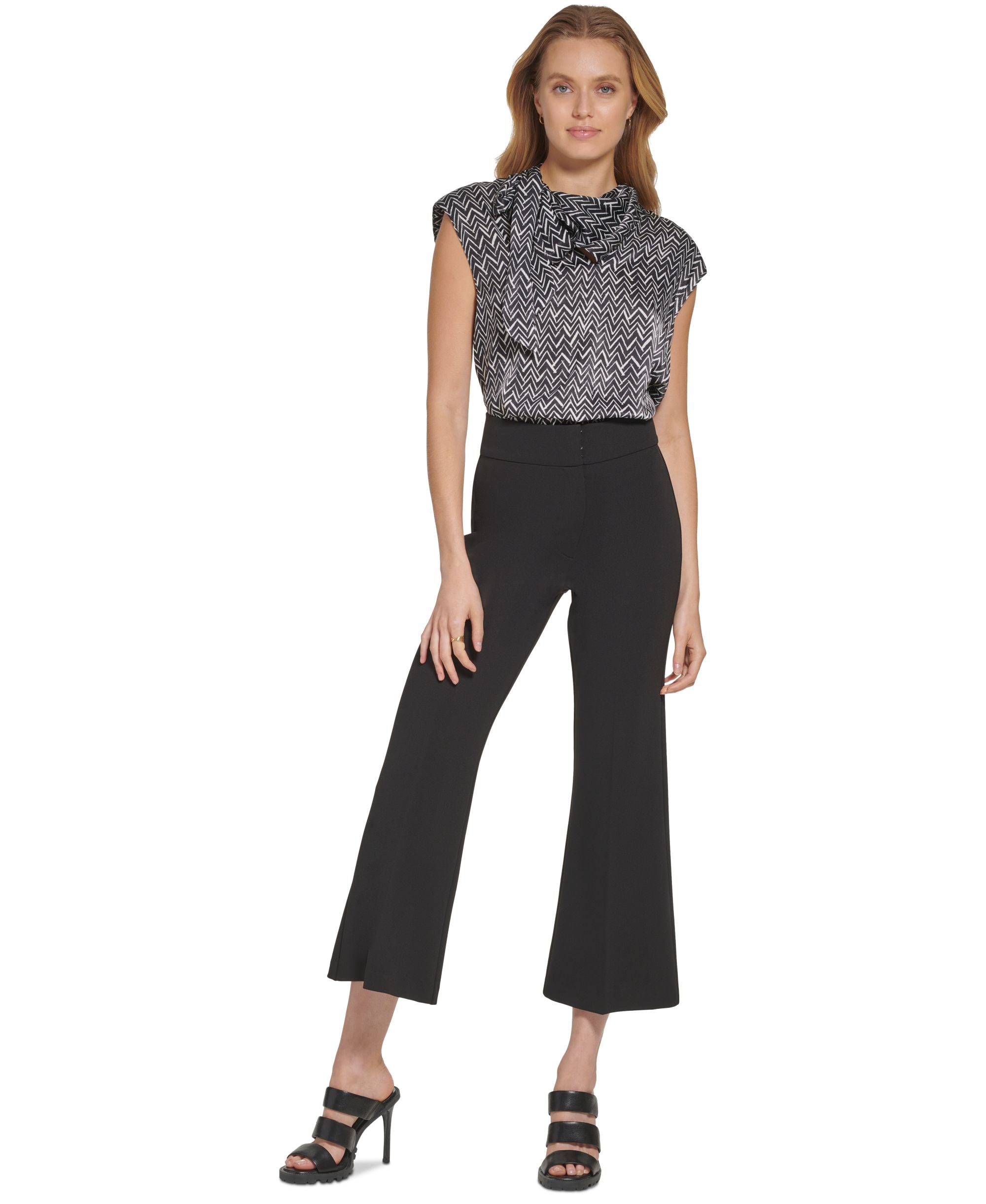 Women's Wide-Leg Cropped Pants