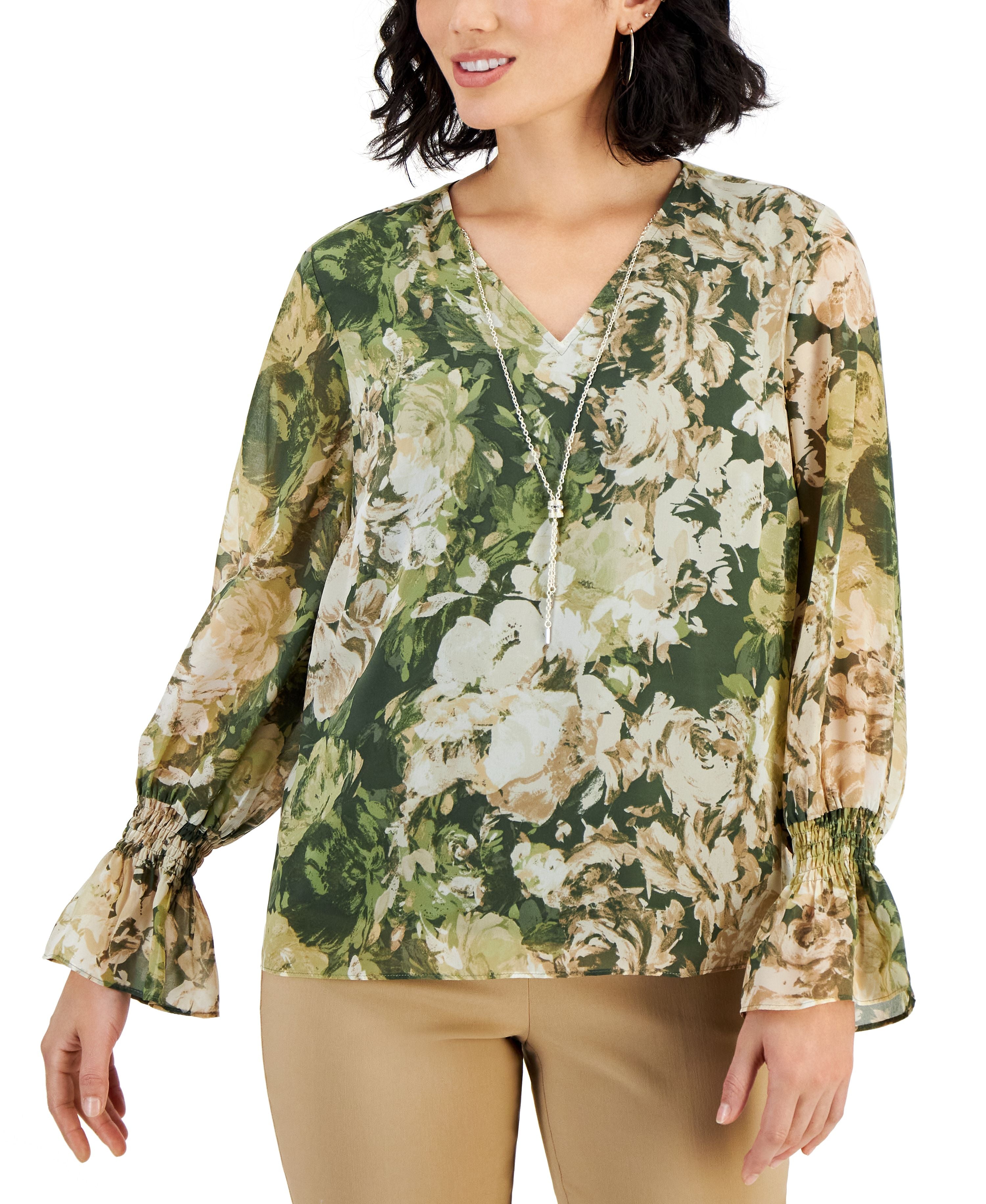 Petite Claudette Rose Necklace Top