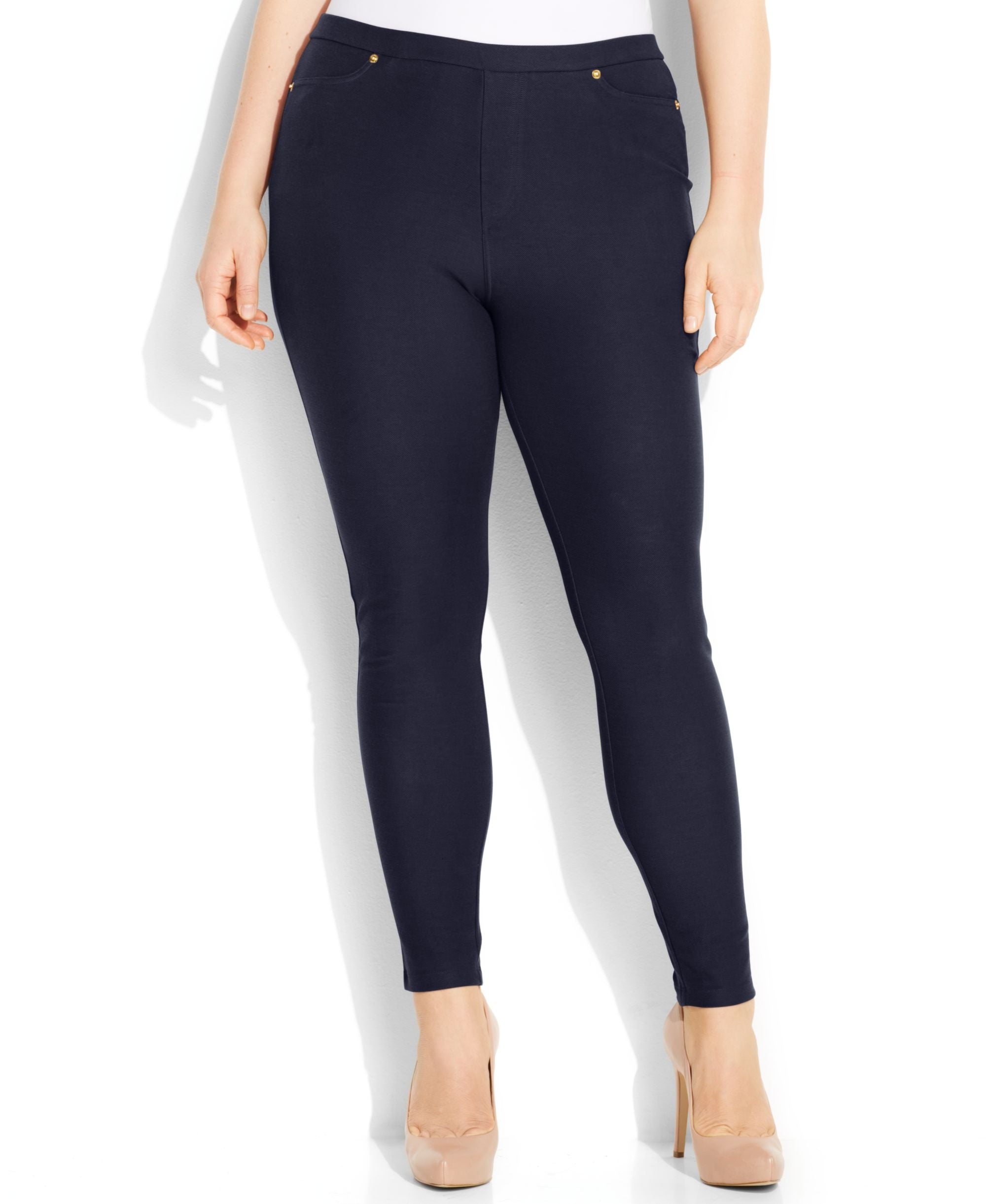 Michael Michael Kors Plus Size Pull On Skinny Pants