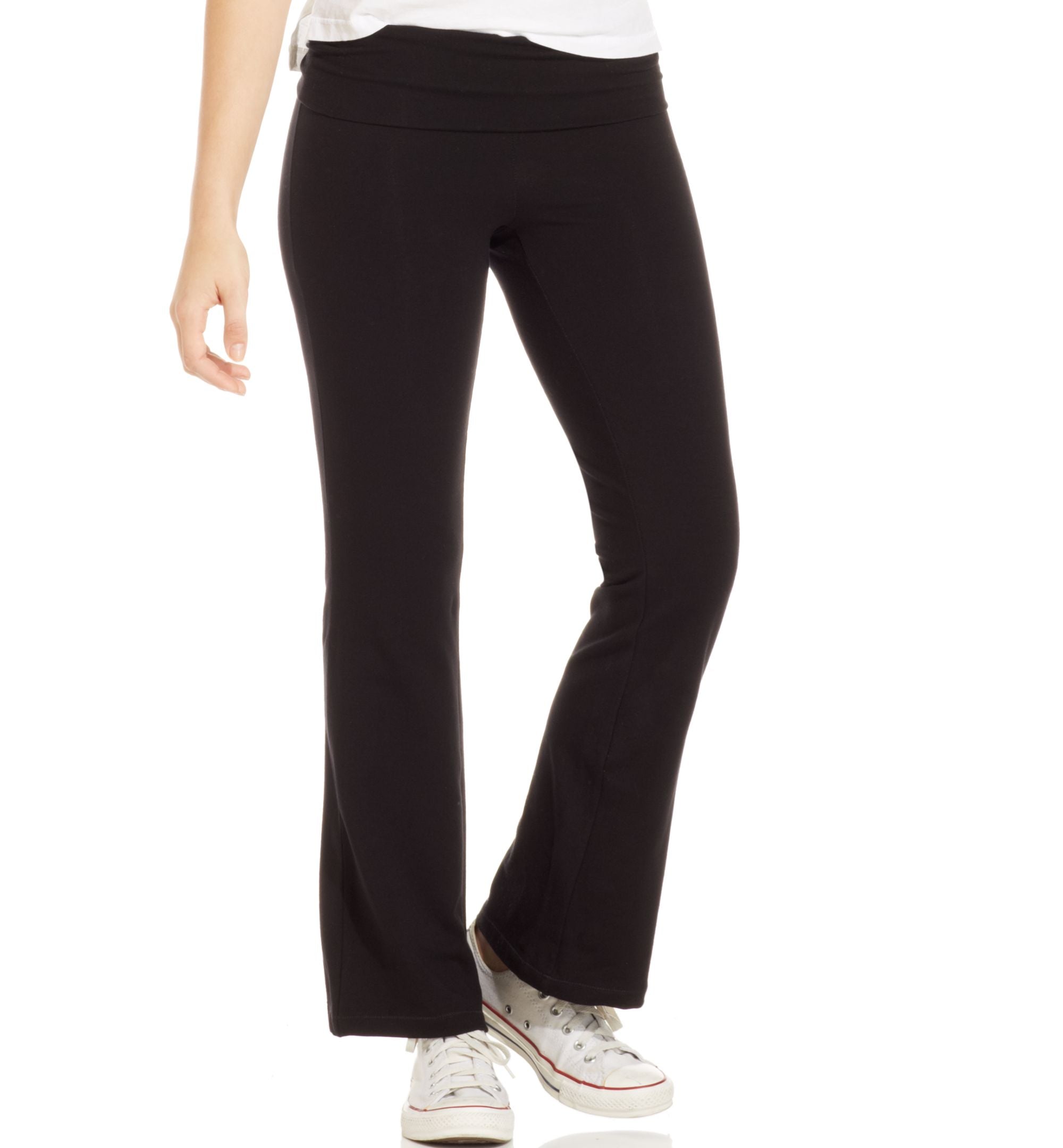 Material Girl Active Juniors Foldover Waistband Yoga Pants