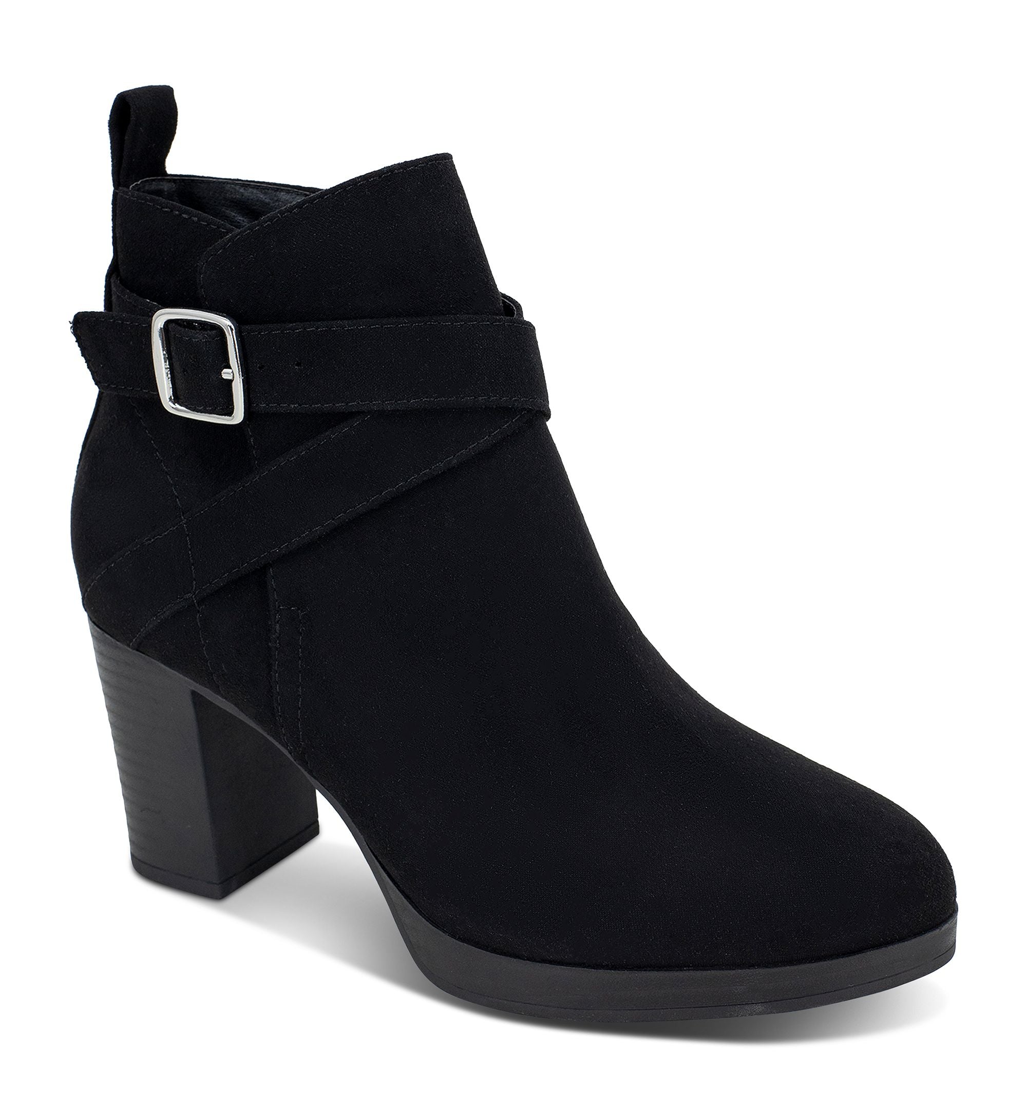 Zaharaa Buckled Dress Booties