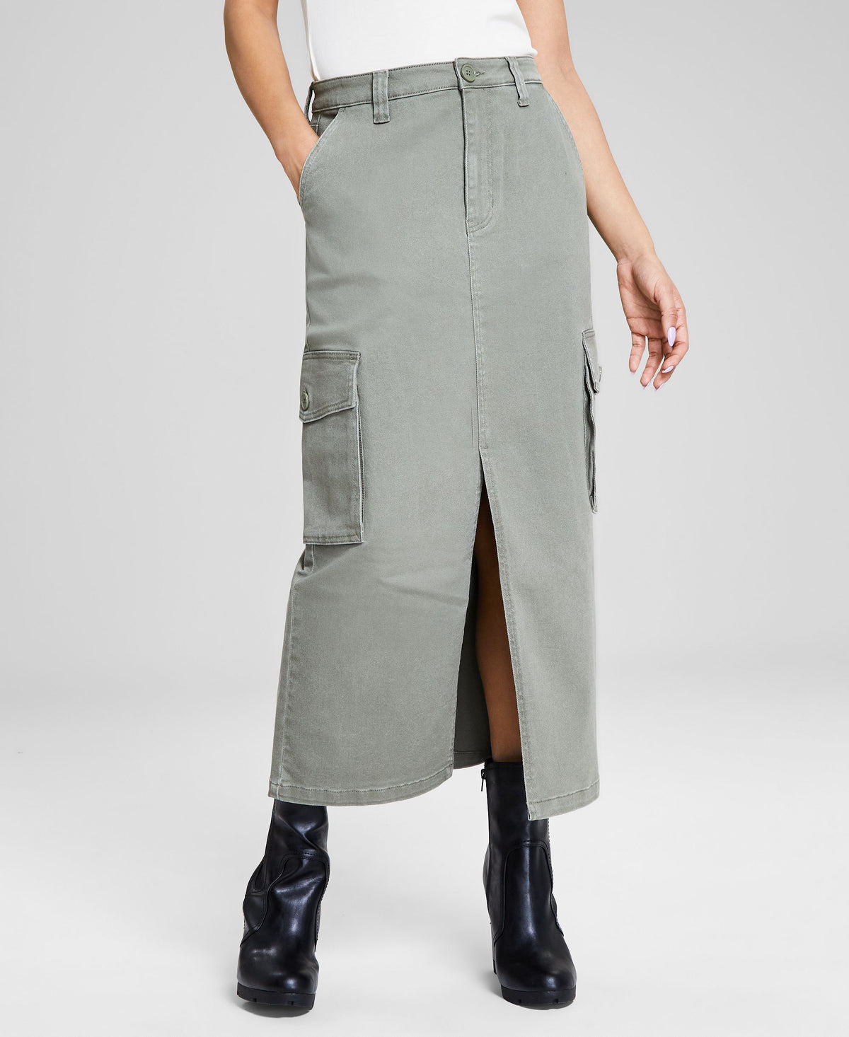 Women's Cargo Maxi Skirt