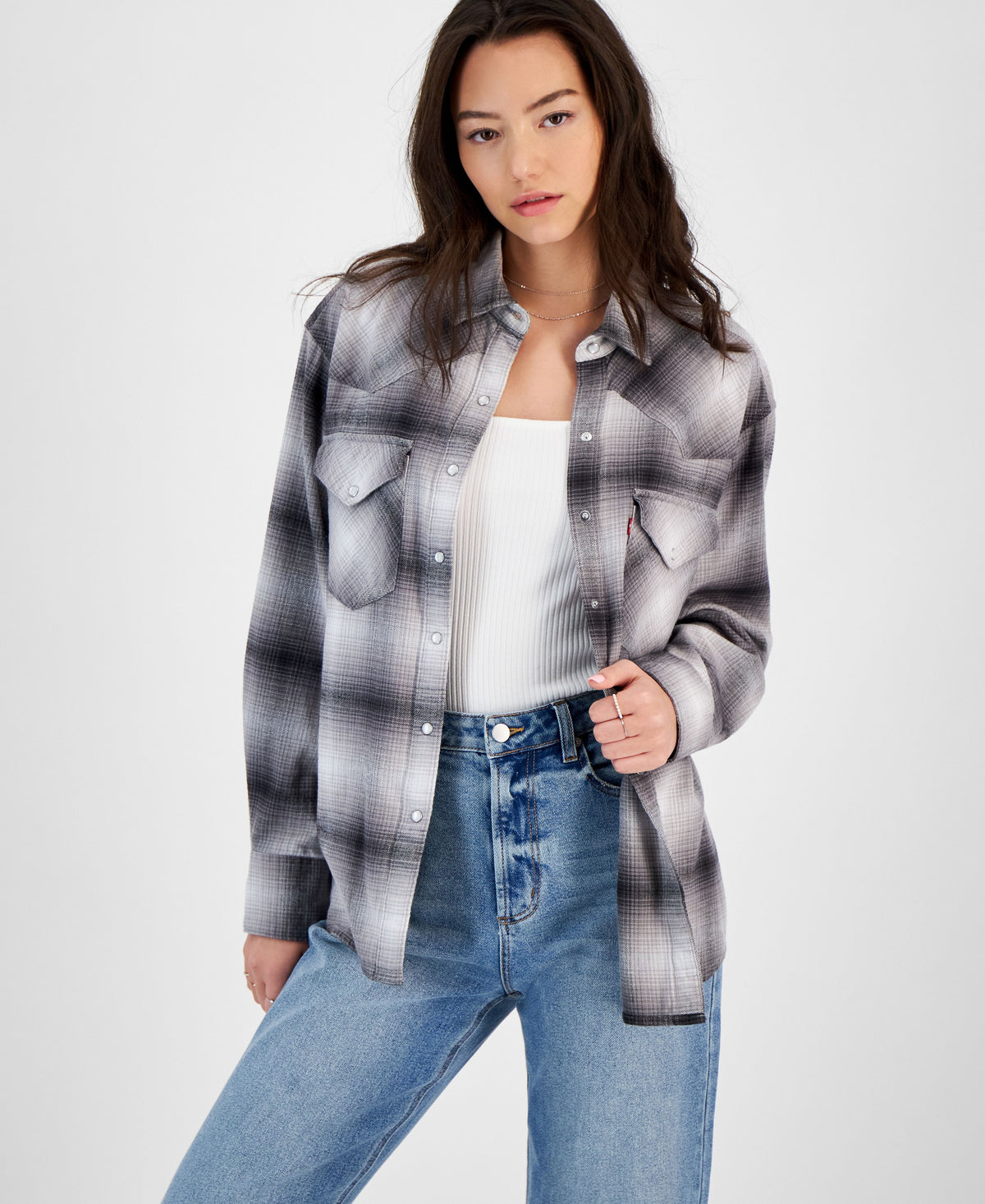 Women's Dylan Relaxed Oversized Western Shirt