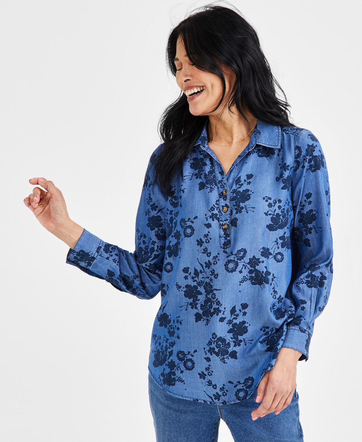 Petite Perfect Popover Shirt