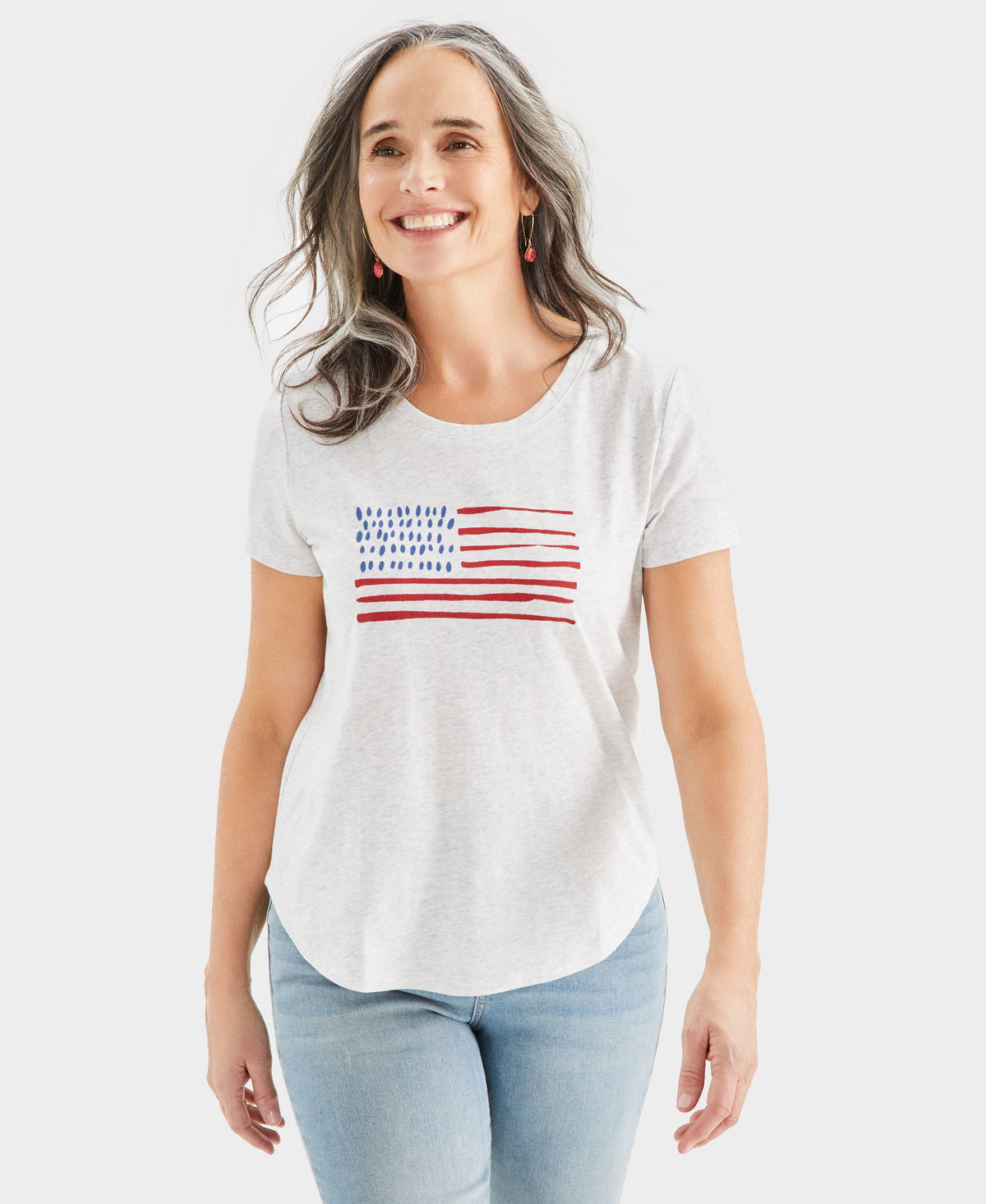 Petite Flag Day Perfect T-Shirt