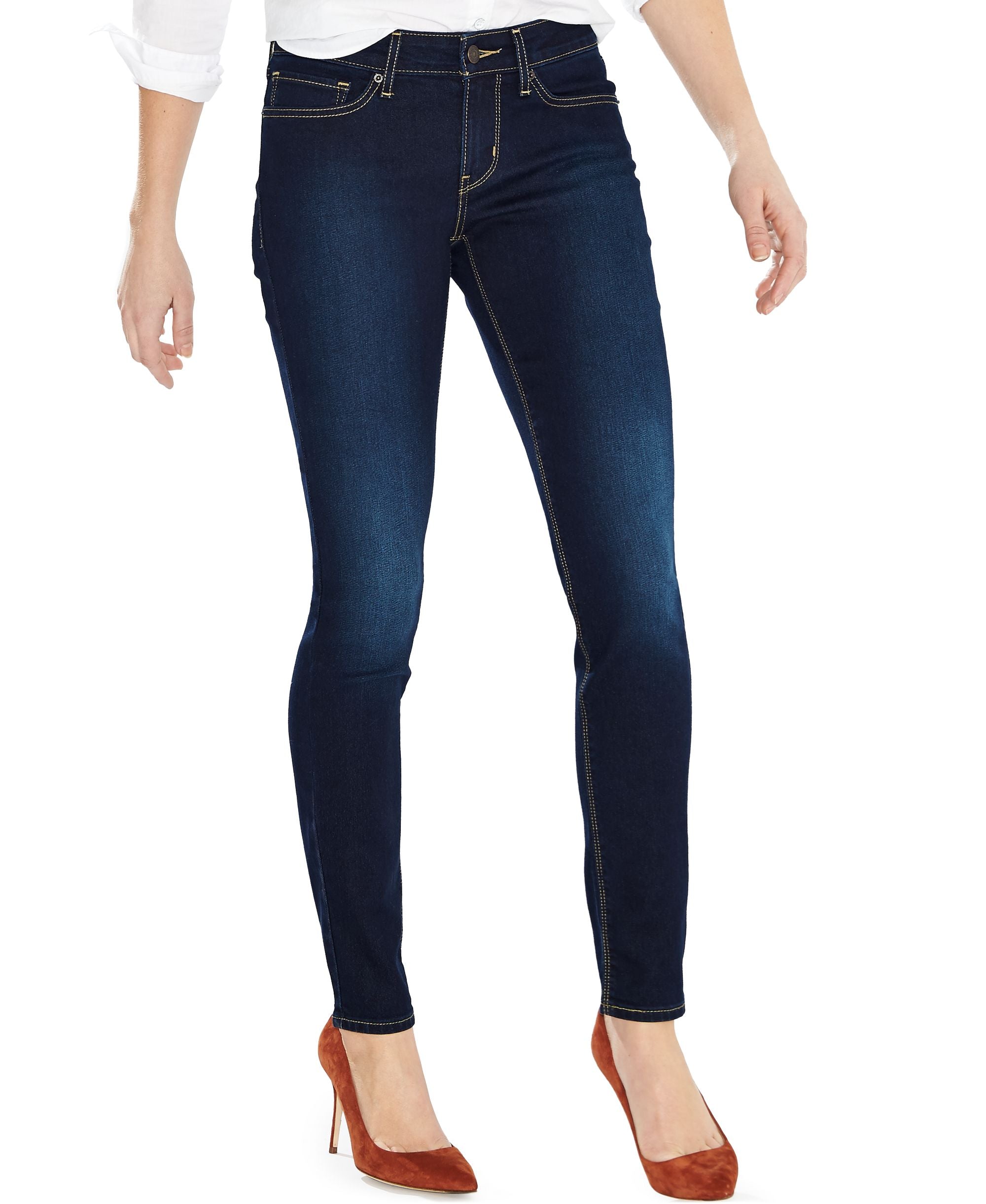 Women's 711 Mid Rise Stretch Skinny Jeans