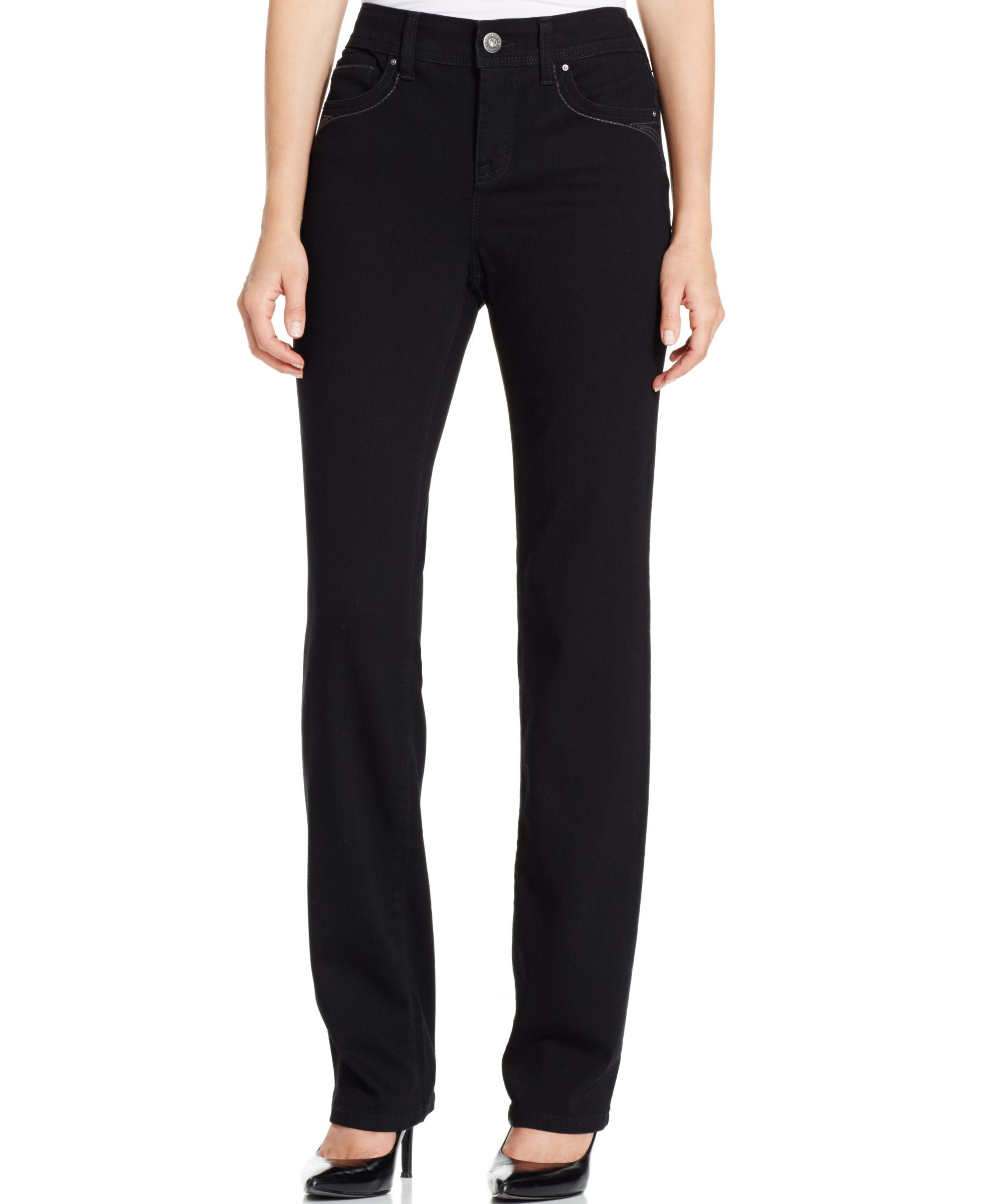 Style & Co Tummy Control Straight Leg Jeans Long Lengths