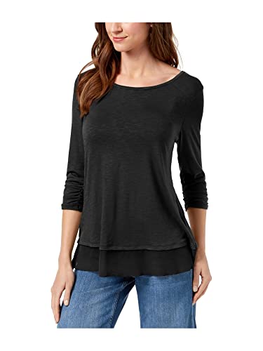 Chiffon-Hem Top