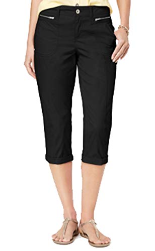 Petite Cuffed Capri Pants