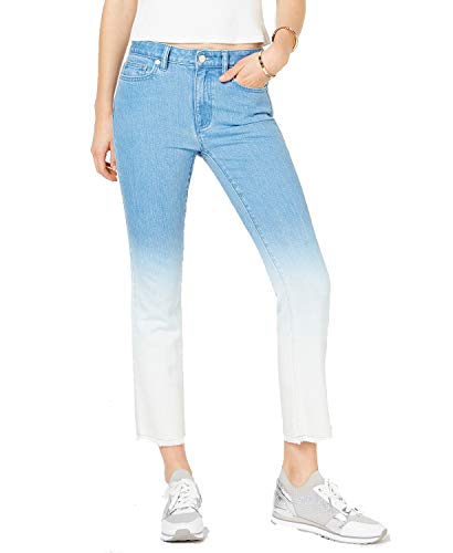Michael Michael Kors Womens Denim Dip Dye Ankle Jeans Blue 8