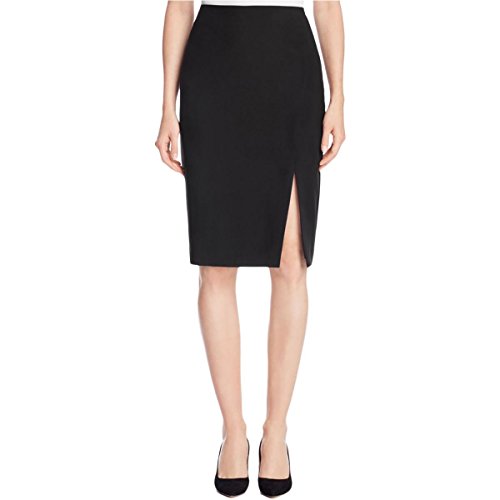 Finity Womens Knee-Length Side Slit Straight Skirt