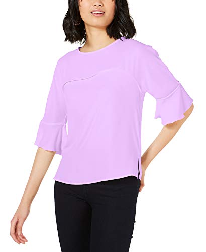 Ruffle-Sleeve Blouse