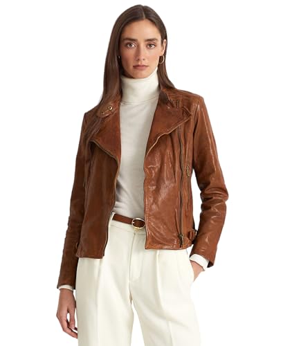 Tumbled-Leather Jacket