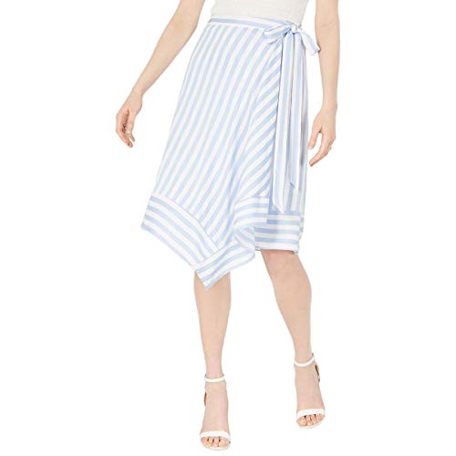 Teagan Striped Wrap Skirt