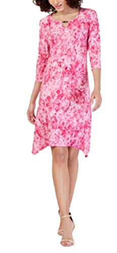Petite Embellished Tie-Dyed Dress