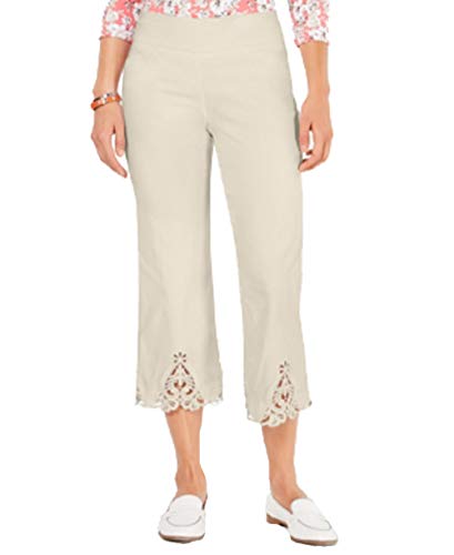 Crochet Hem Wide Leg Pants