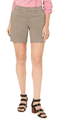 Petite Released-Hem Chino Shorts