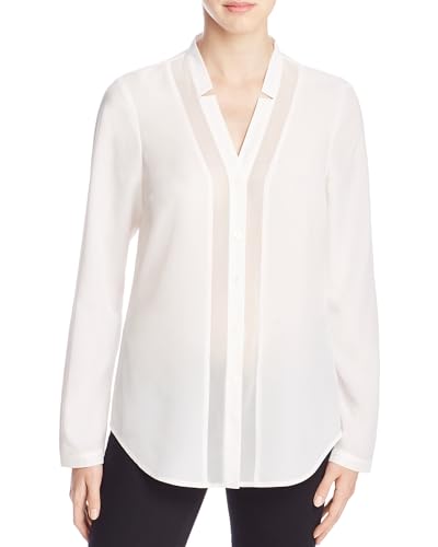 Finity Womens Sheer Long Sleeves Casual Top