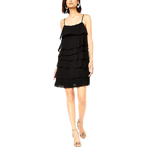 Layered-Ruffle Mini Dress