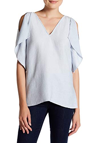 RACHEL Rachel Roy Flutter Textured Blouse