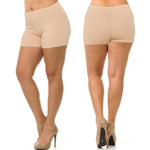USA Plus Size Cotton Boy Shorts