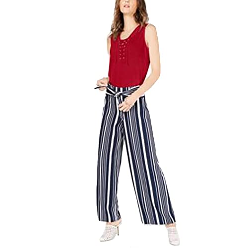 INC Petite Lace-Up Top