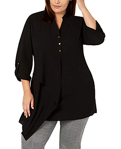 Plus Size Asymmetrical Top