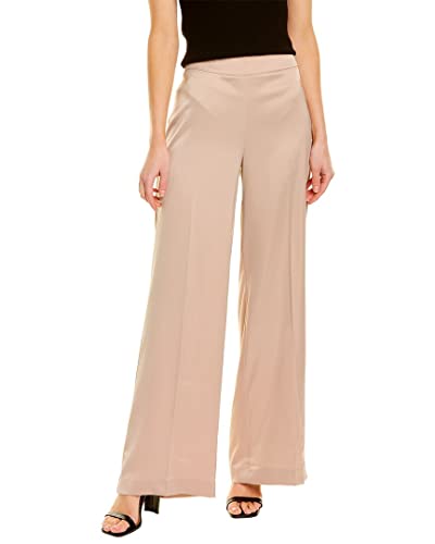 Anne Klein Satin Side-Zip Wide-Leg Pants