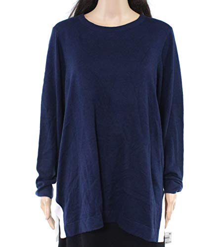 Plus Size Colorblocked-Detail Sweater