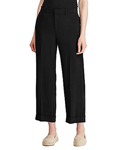 Lauren Ralph Lauren Twill Wide Leg Pants