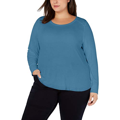 I.N.C. Plus Size Ribbed Shirttail Top