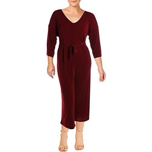 Plus Size Tie-Waist Jumpsuit
