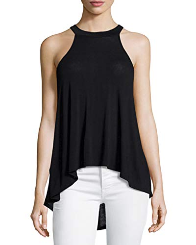 BCBGeneration Knit Top Tank (Black, XX-Small)