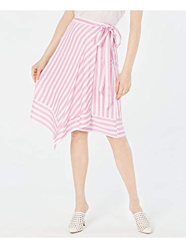 Teagan Striped Wrap Skirt