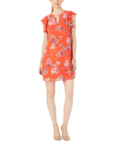 Keyhole Chiffon Dress