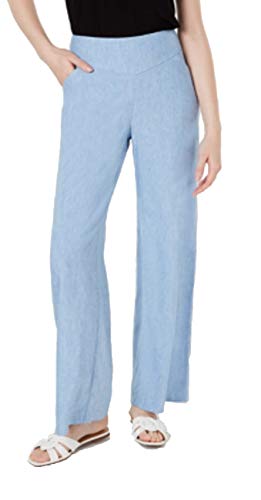INC Petite Linen Wide-Leg Pants