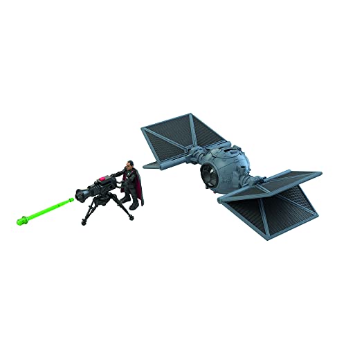Star Wars Mission Fleet Stellar Class Moff Gideon Outland TIE Hunter Attack of The Empire 6 cm Figure and Vehicle, Kids from 4 Years