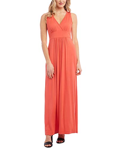 Sleeveless Empire-Waist Maxi Dress