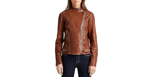 Tumbled-Leather Jacket